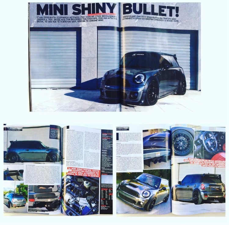 Το αφιέρωμα του περιοδικού στο black chrome Mini: «Mini Shiny Bullet»